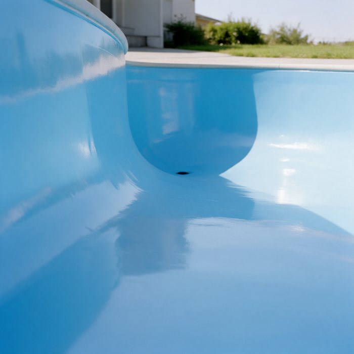 Painted pool finish
